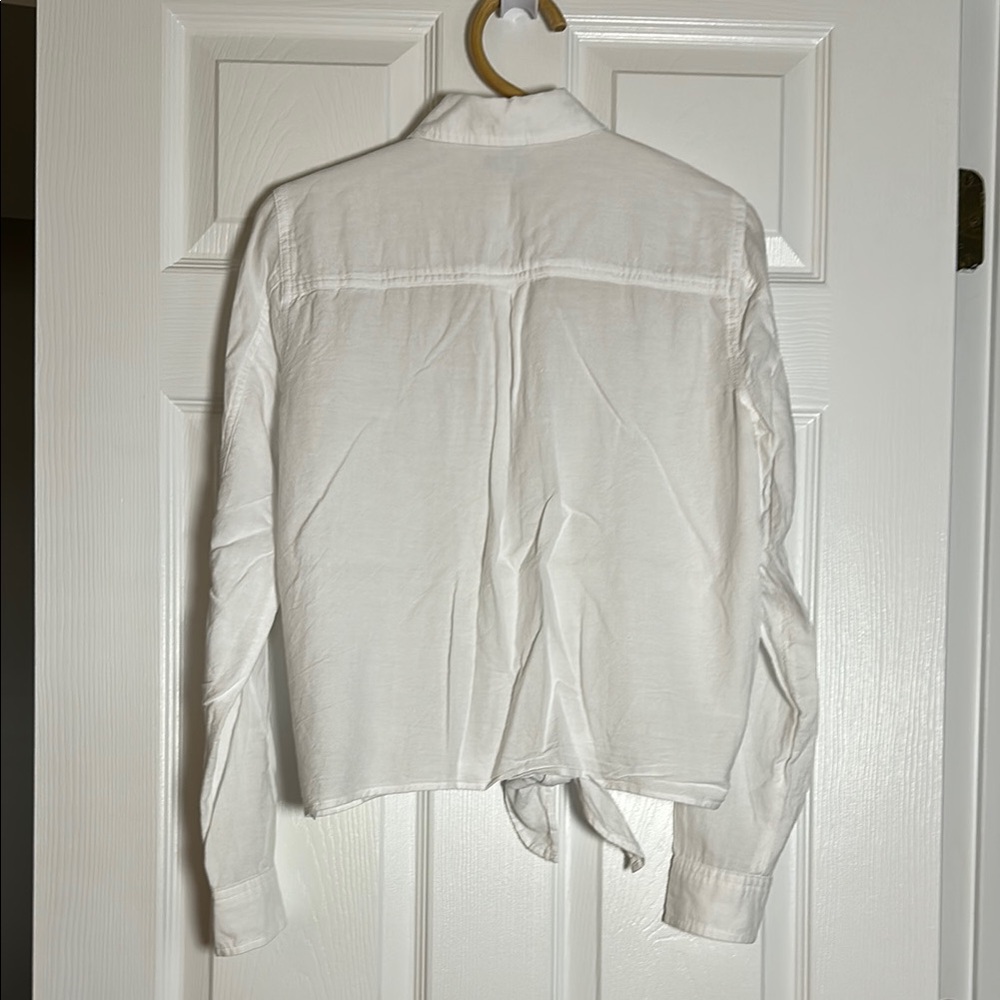 Madewell White Cotton Button Down Shirt - Picture 4 of 9